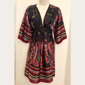 Worn Once Rubber Ducky colorful tieback Dress.